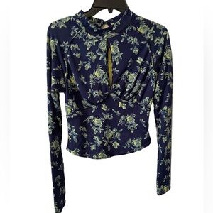 NWOT free people floral top